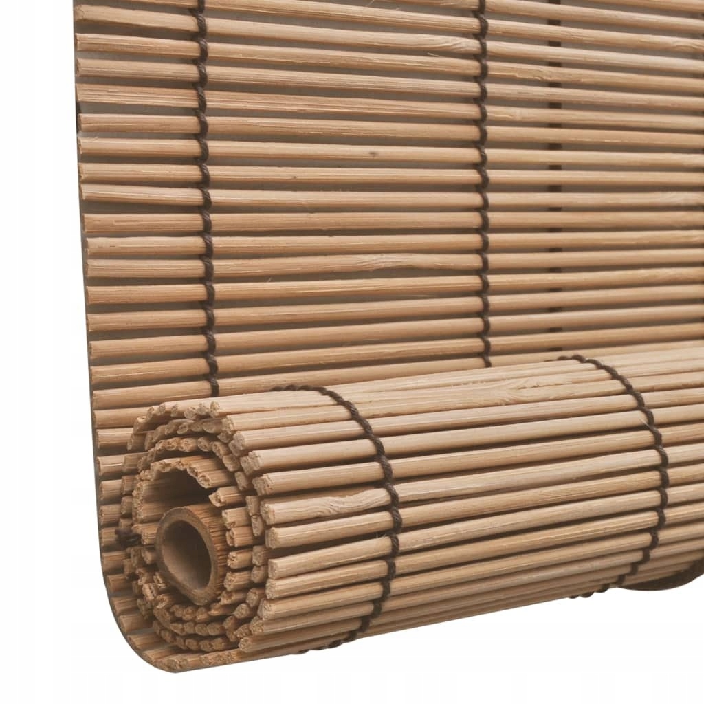 

Naturalna roleta bambusowa 80 x 220 cm brązowa