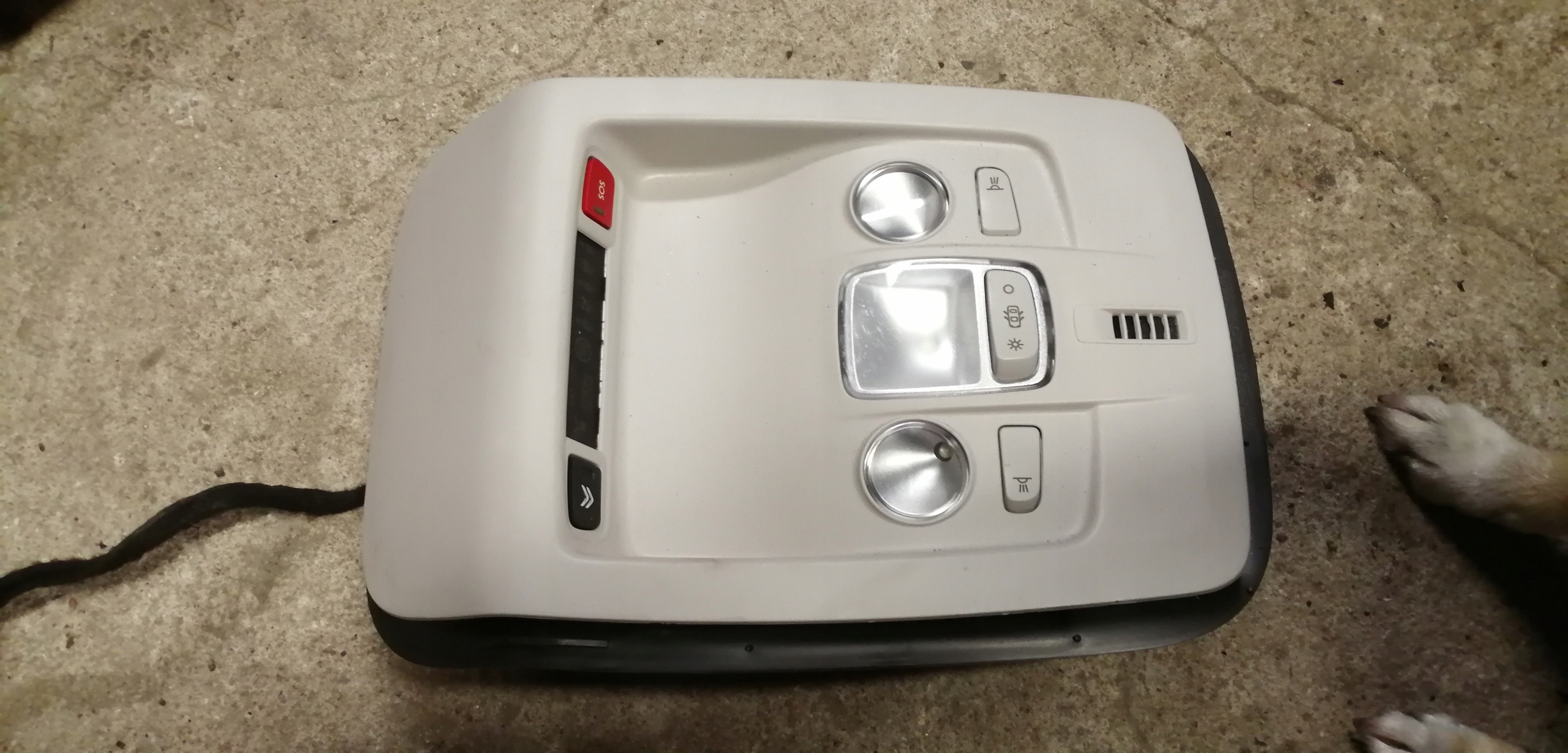 9801287677 1 - CITROEN C4 CACTUS 14-лампа потолка