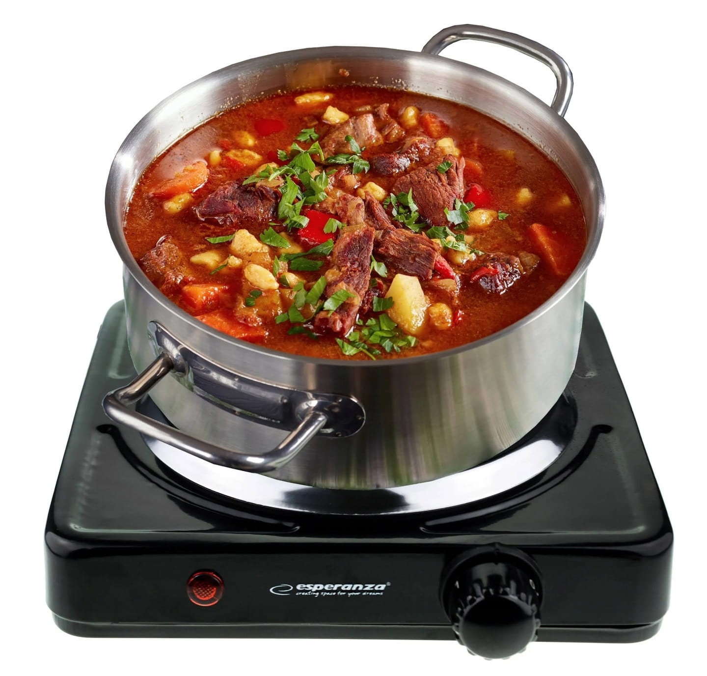 elektrický jednoplotýnkový vařič černý 1500 W