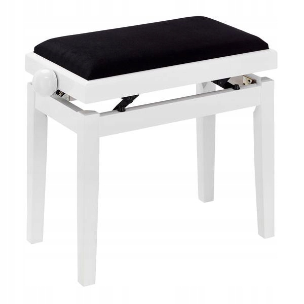 Ława do pianina Thomann KB-15WHP biały połysk