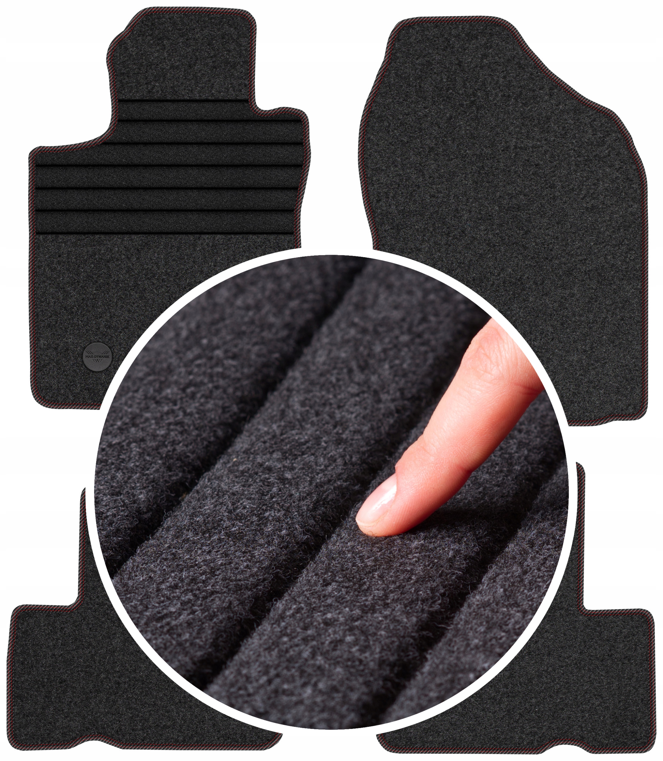 Toyota Rav4 III 5D 2006-2012 Velurové stěrače do auta
