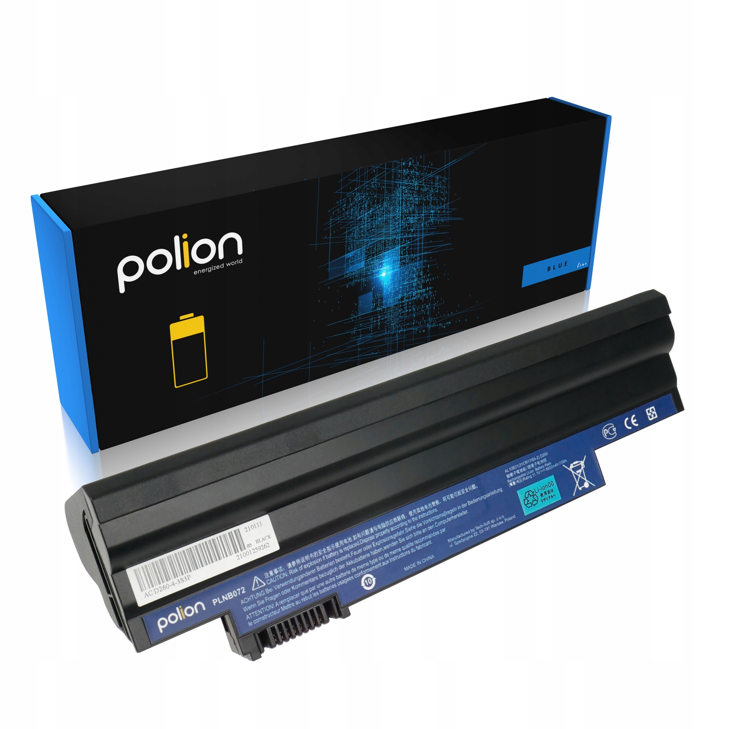 

Bateria AL10A31 AL10B31 do laptopa Acer 6600mAh