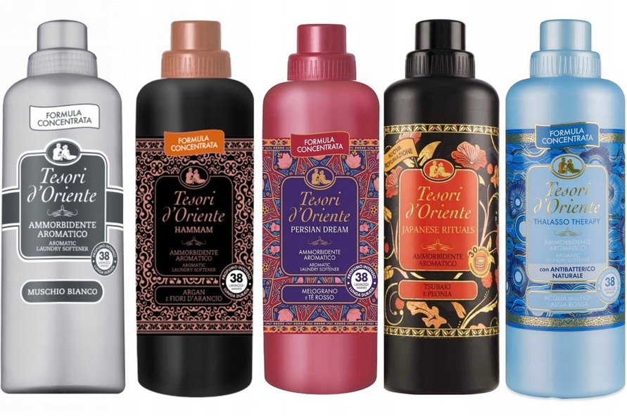 5 x Tesori d'Oriente Set 5 x tekutá aviváž 5 x 760 Ml Koncentrát