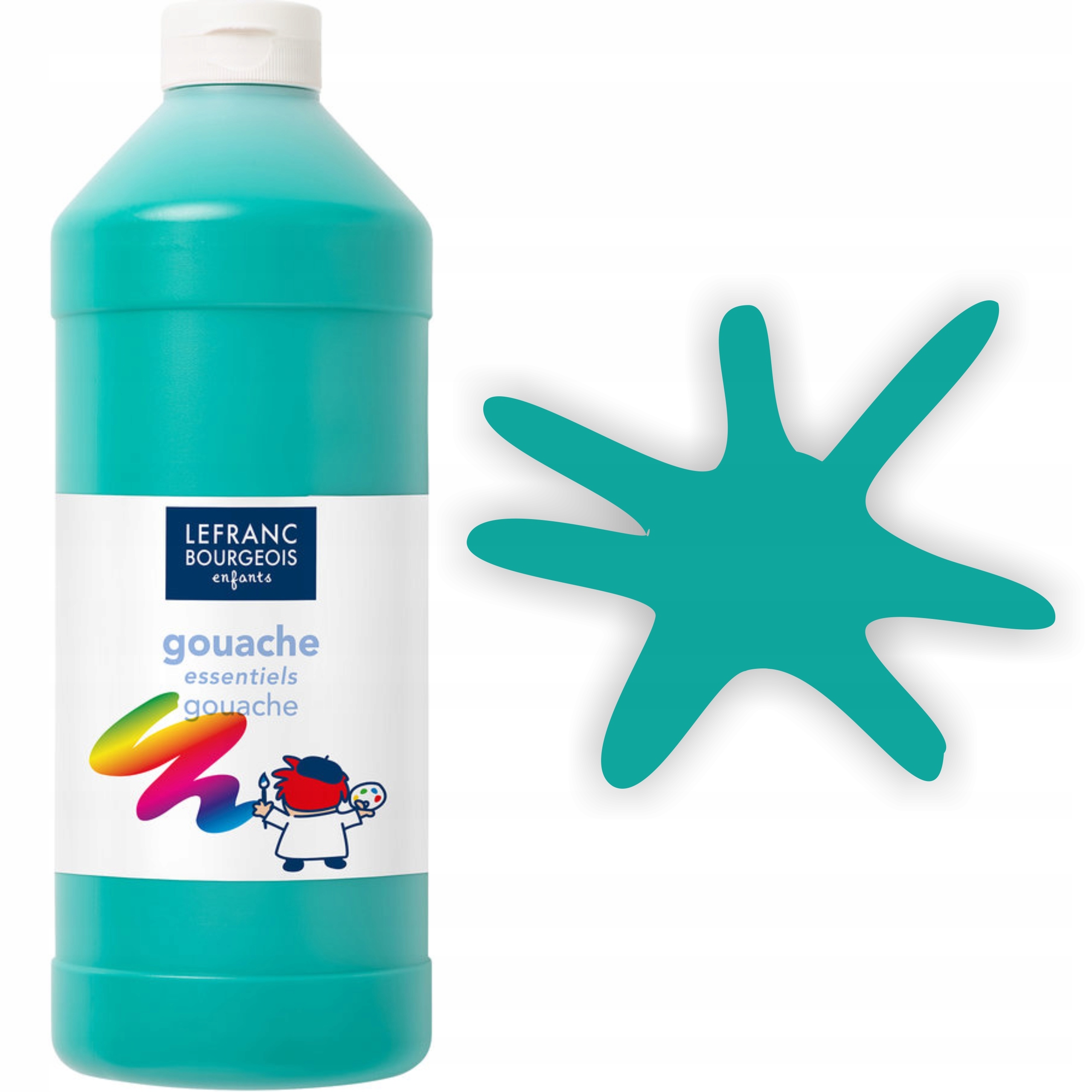 

Farba tempera plakatowa L&b 1L ciemnozielona