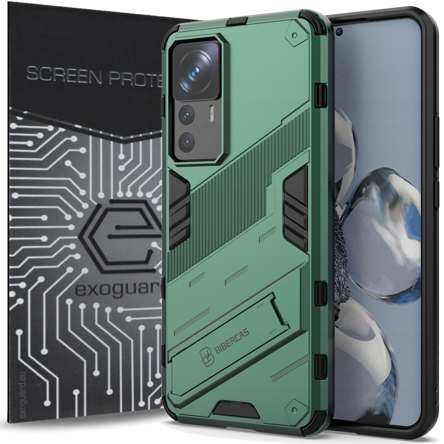 

Case Etui Pancerne Szkło do Xiaomi 12T 12T Pro
