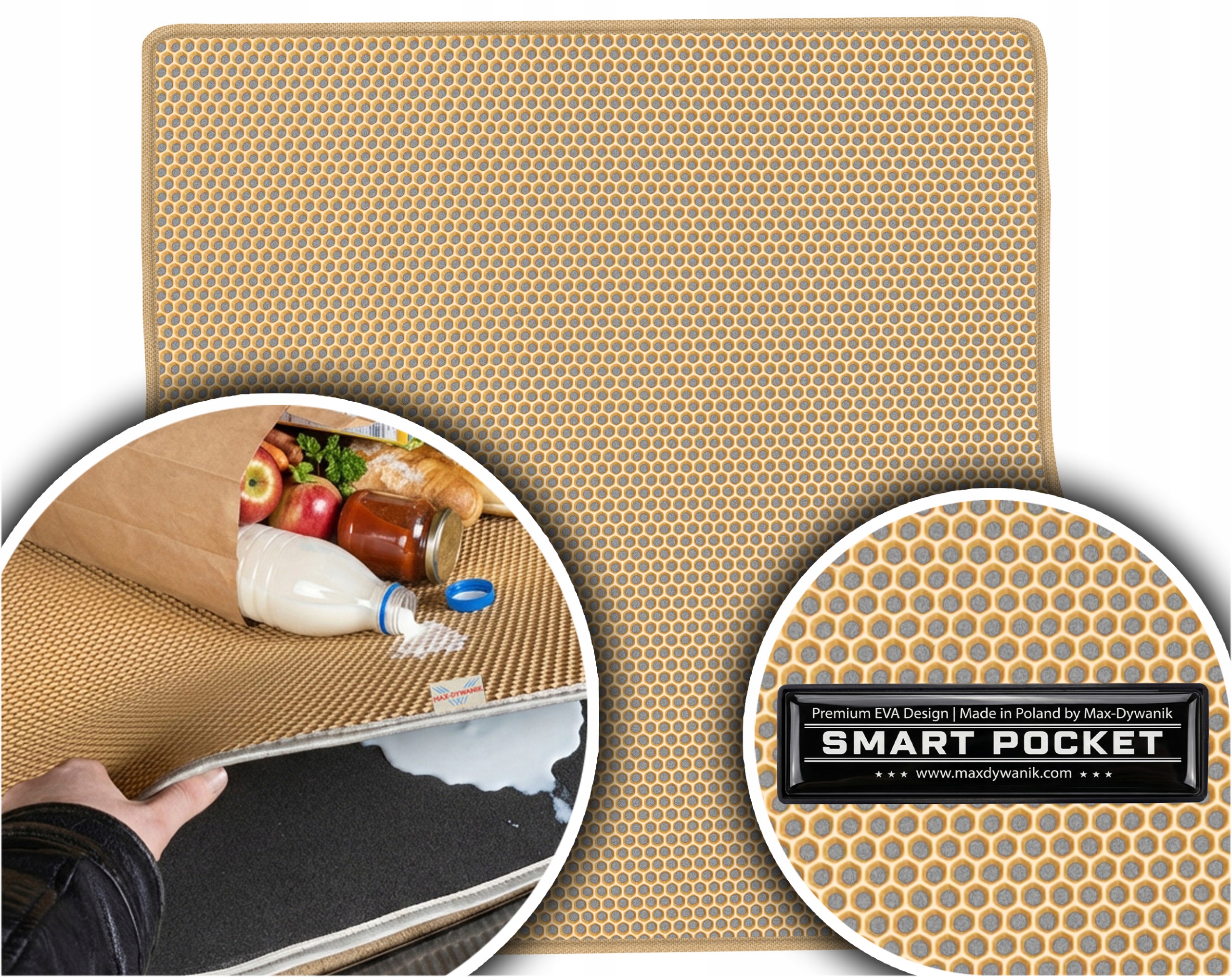 Toyota Land Cruiser J80 Long 1989- Vložka do zavazadlového prostoru Eva Smart Pocket Béžová