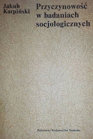 Przyczynowość w badaniach socjologicznych