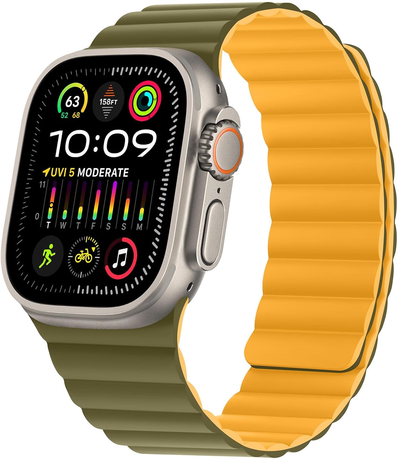 magnetyczny pasek Apple Watch Ultra 3/2/1 SE3 10/9/8/7/6 42/44/45/49