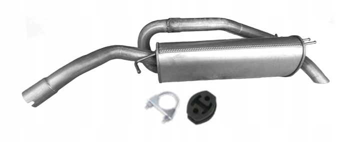 46821880 - ГЛУШНИК FIAT STILO 1.8 2.4 БЕНЗИНОВИЙ ПОВНИЙ КОМПЛЕКТ