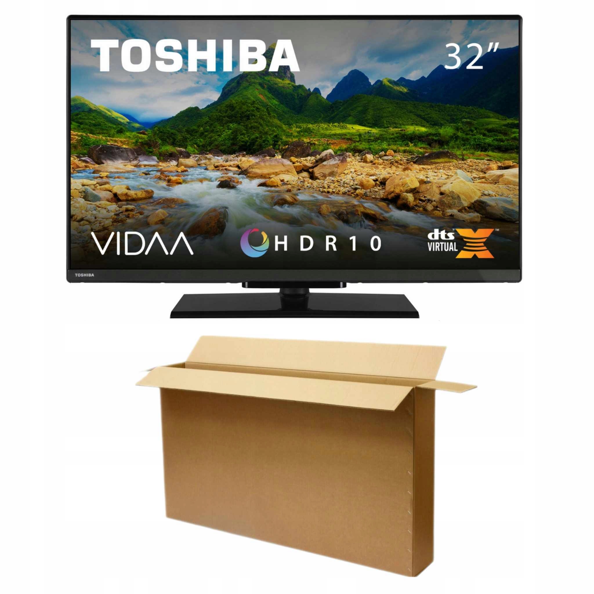 Telewizor 32” Hd Smart Tv Vidaa Toshiba 32WV3F63DG Dodatkowe Zabezpieczenie
