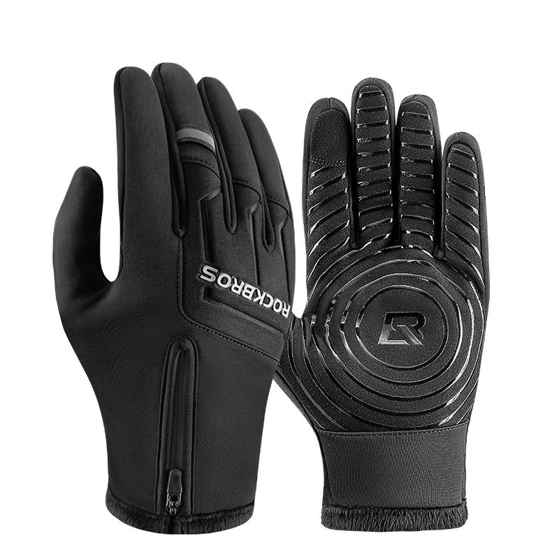 Ciepłe rękawiczki motocyklowe na zimę na enduro cross w teren quad roz XL