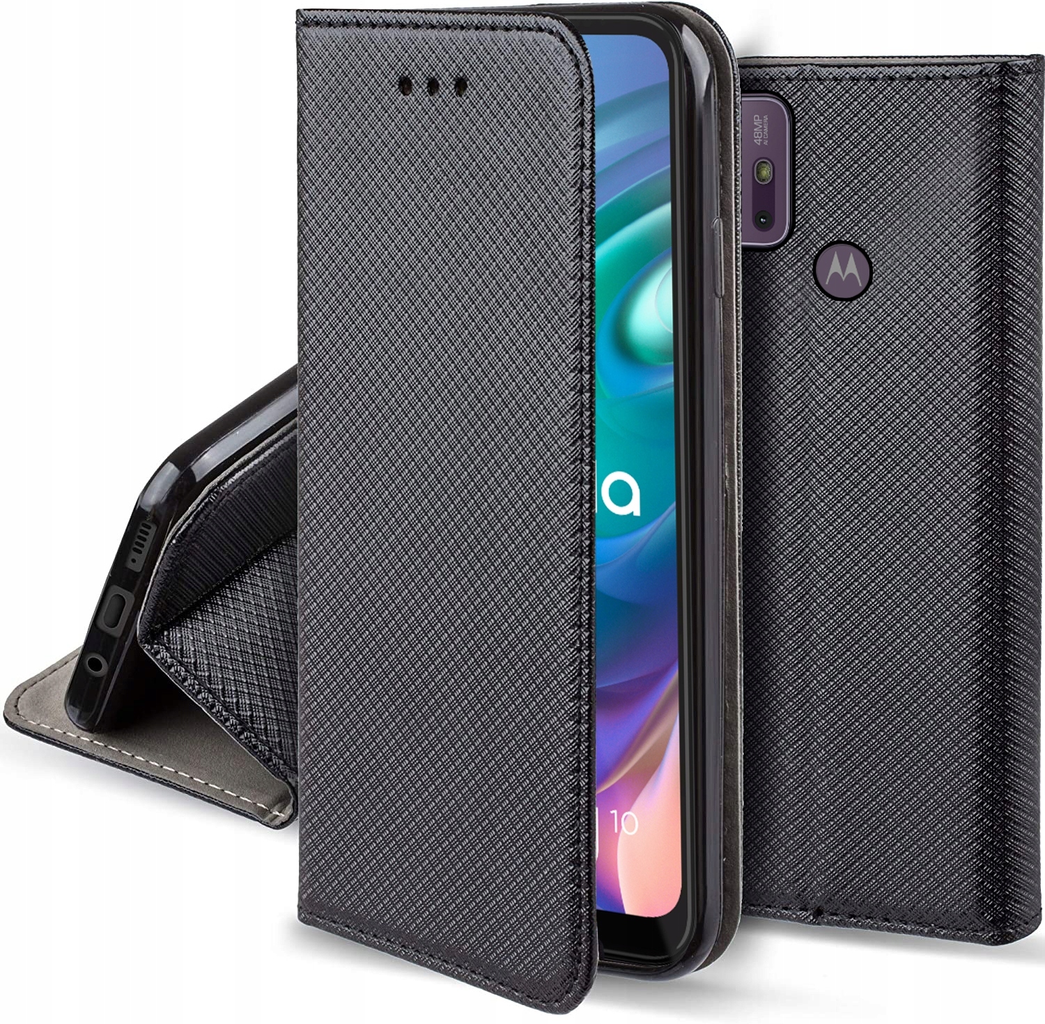 Etui S-MAGNET + SZKŁO do MOTOROLA MOTO G10 G30