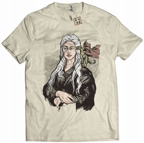 

Koszulka Mona Khaleesi Gra o Tron Got beżowa M