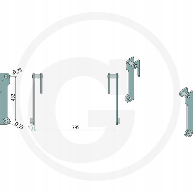 Mocowanie Zeppelin ZL 4B 5B 6