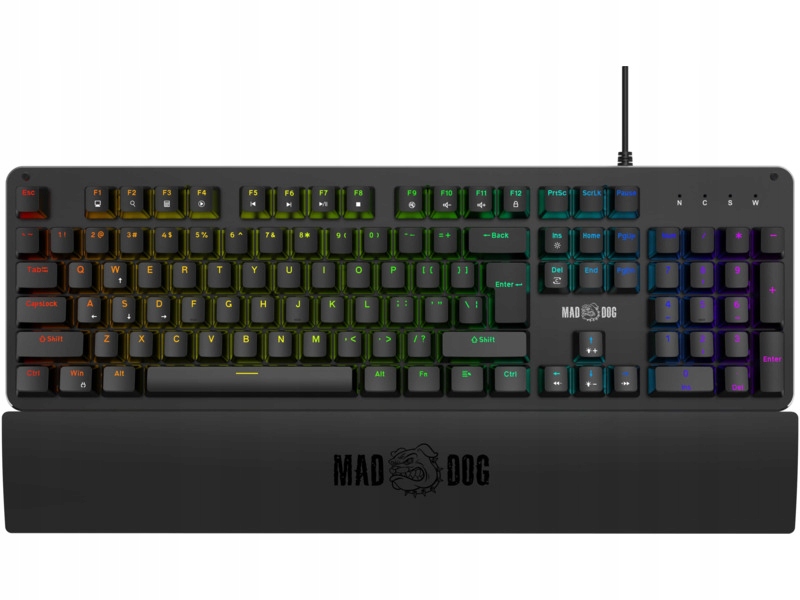 Klawiatura Mad Dog GK600 Outemu Red czarny