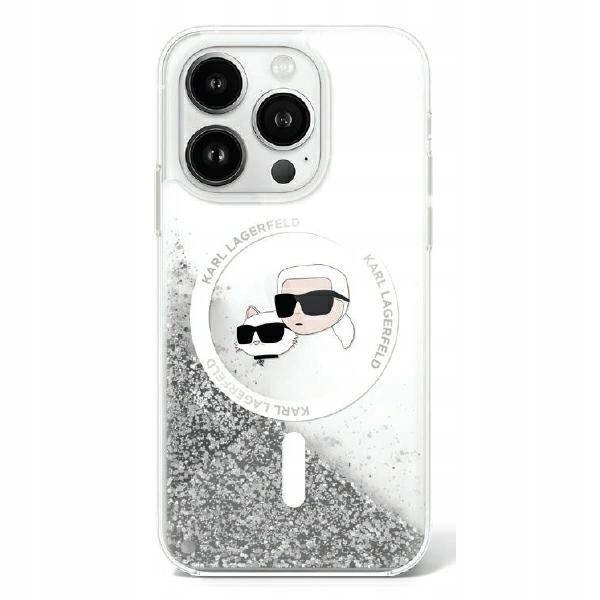 Pouzdro Karl Lagerfeld Liquid Glitter pro MagSafe pro iPhone 16