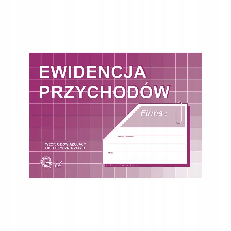 

R01H Ewidencja Przychodów A5 Nowy