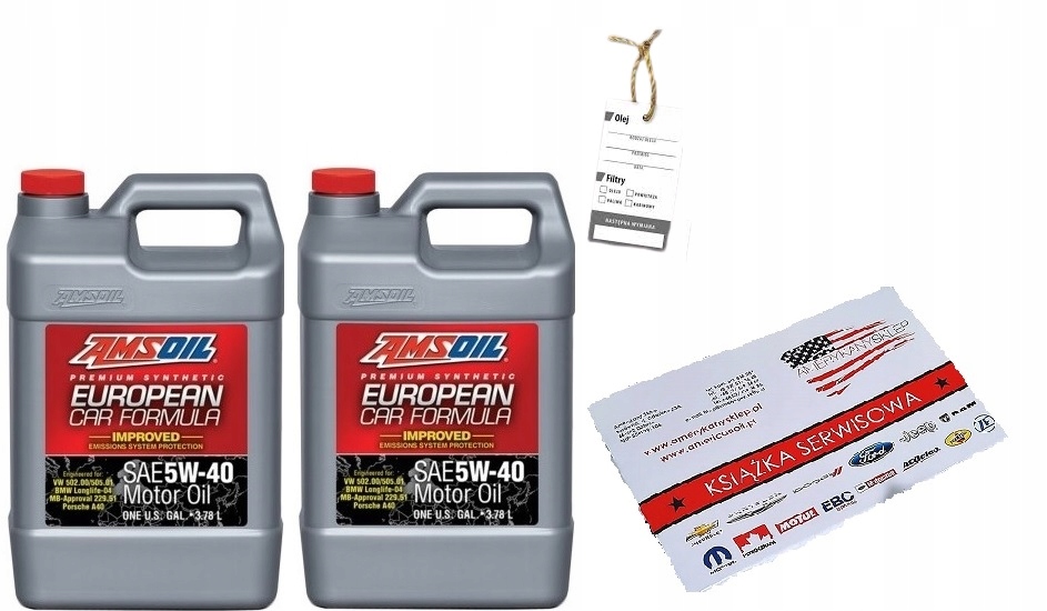 AMSOIL 5W40 EUROPEAN CAR FORMULA 7,56 + GRATISY