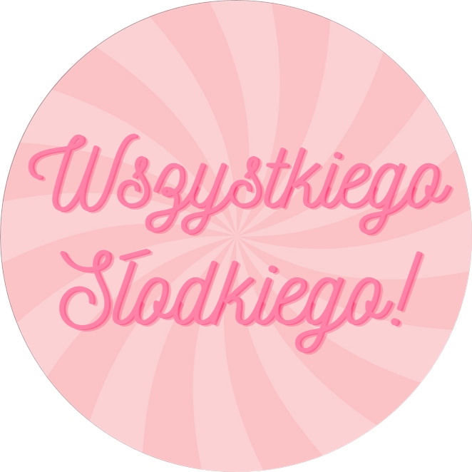 

Naklejki Wszystkiego Słodkiego 4,5 CM 144 Szt