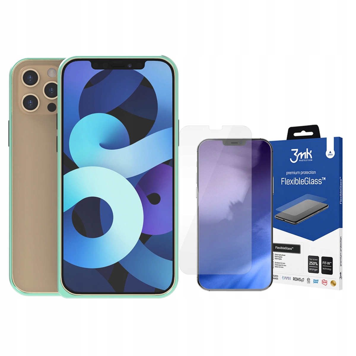 

Love Mei Bumper Do Iphone 12 Pro Max +szkło 3MK Fg