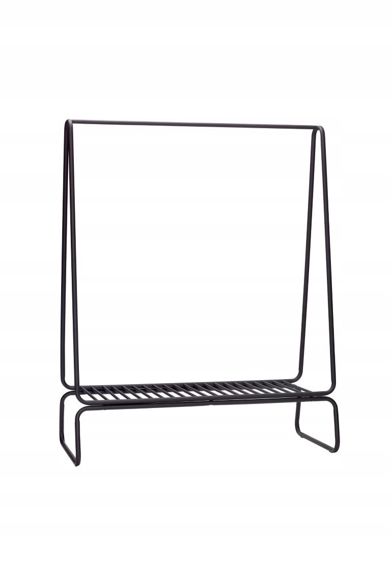 Kovový stojanový vešiak na oblečenie Apply, čierny, Hübsch