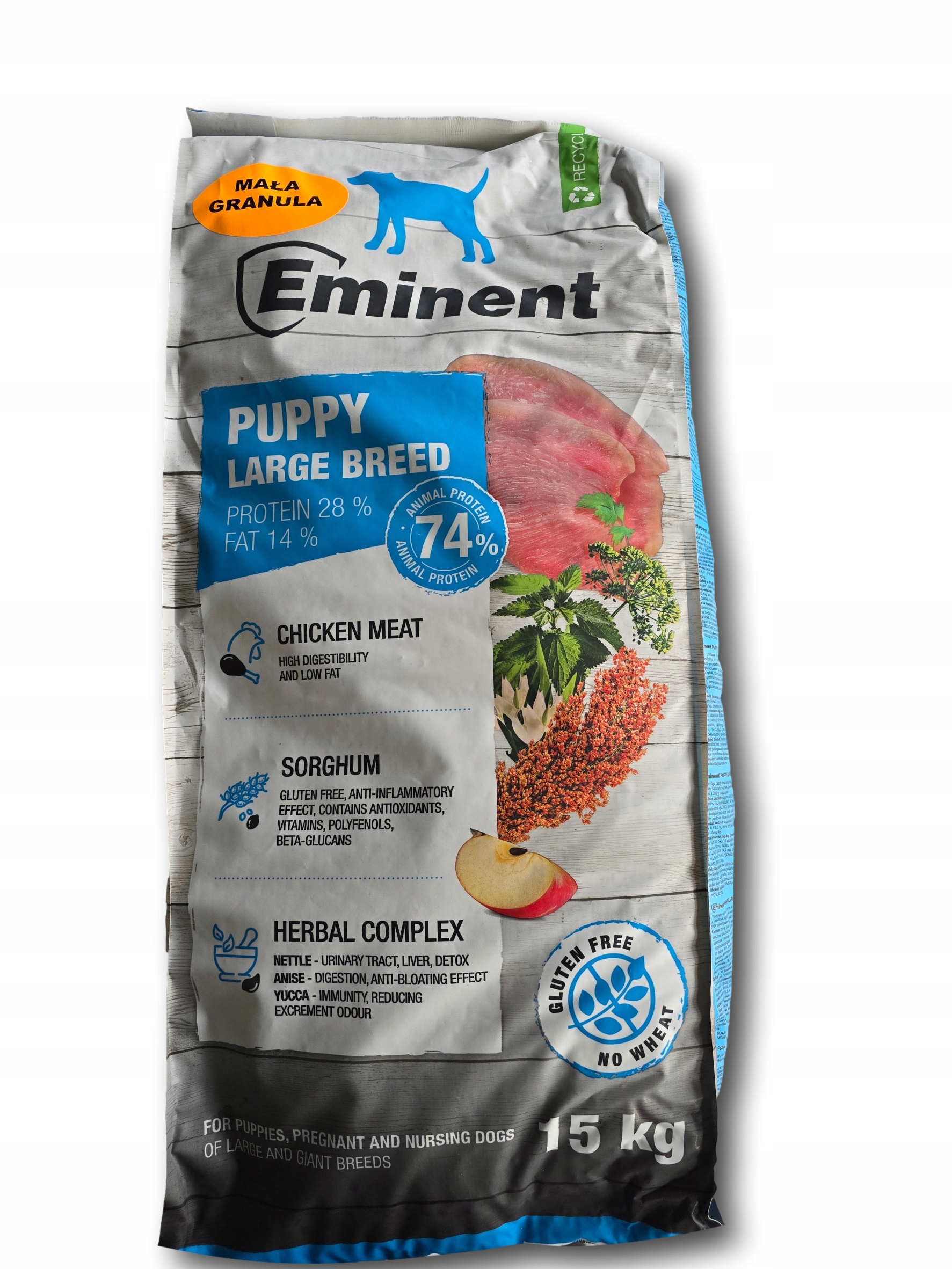 Levně Eminent Puppy Large Breed 28/14 krmivo pro štěňata s drůbeží 15 kg