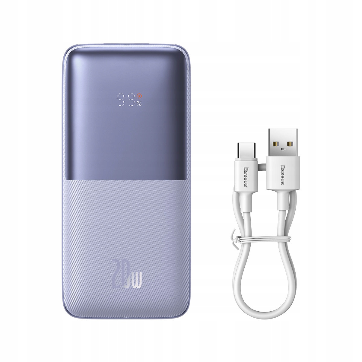 

Baseus Mały Power Bank 10000 mAh 20W Mocny Kabel
