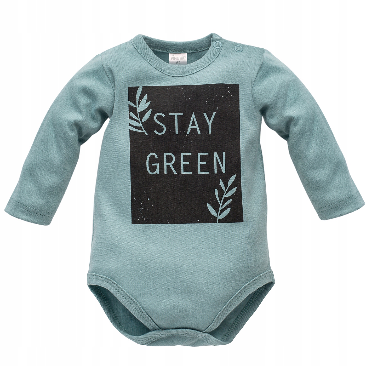 

Body turkusowe Stay Green rozmiar 74 Pinokio