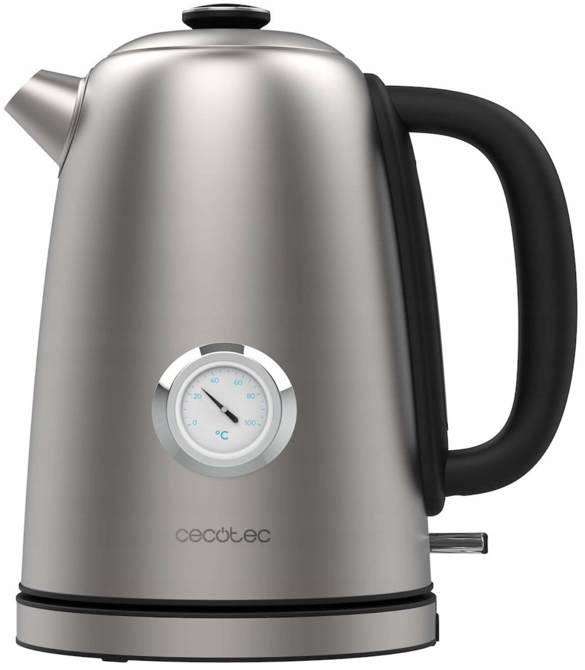 Czajnik elektryczny Cecotec Thermosense 620 Vintage 1,7 L srebny/szary