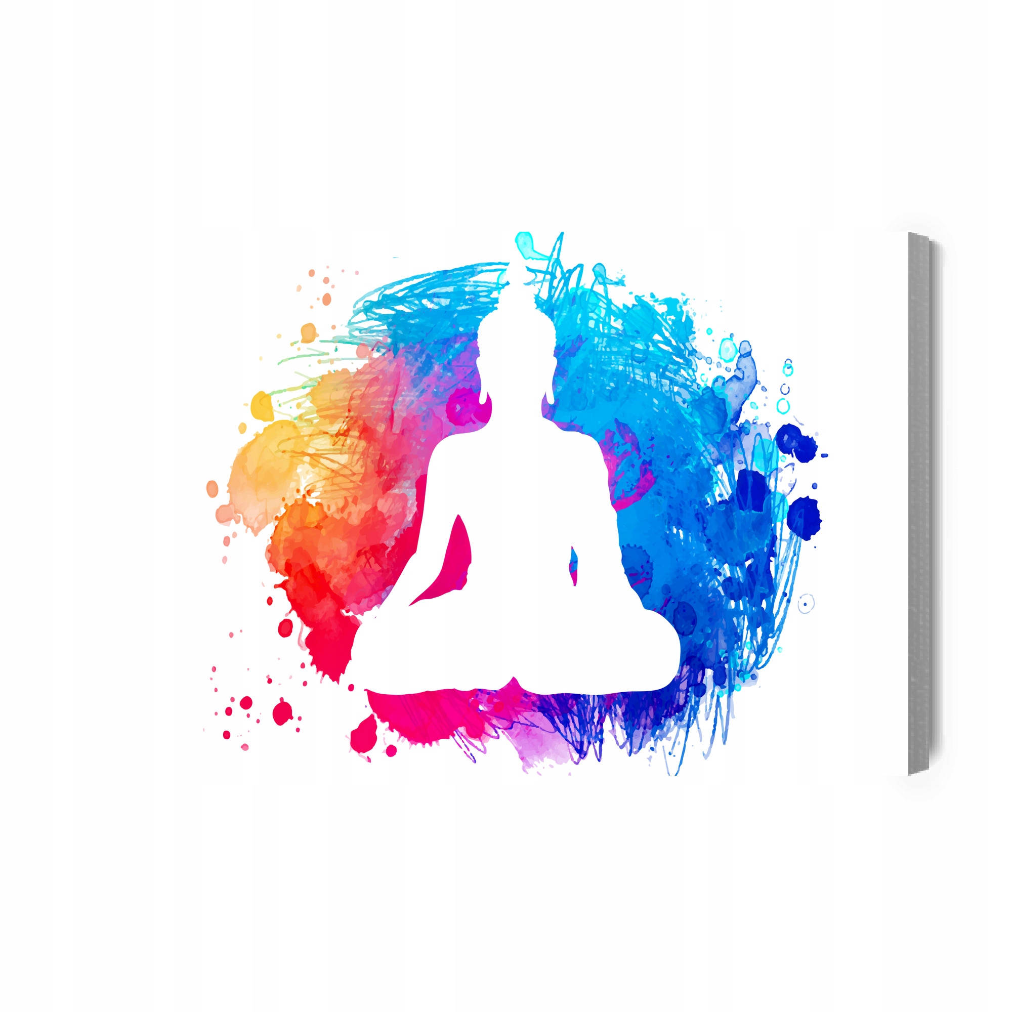 Nový Obraz Na Plátně Buddha na pozadí akvarelu Canvas 90x60
