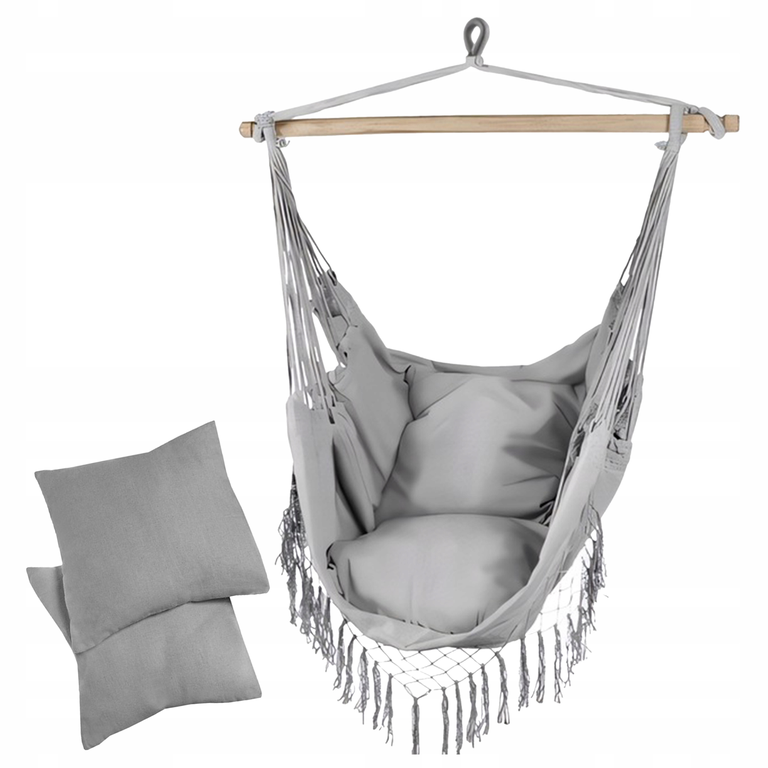 Houpací Houpačka Závěsné Křeslo Brazilské Houpací Zahradní Kokon 2 Polštáře