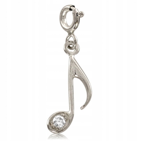

Srebrny Charms Nuta Nutka Srebro 925 Cyrkonia