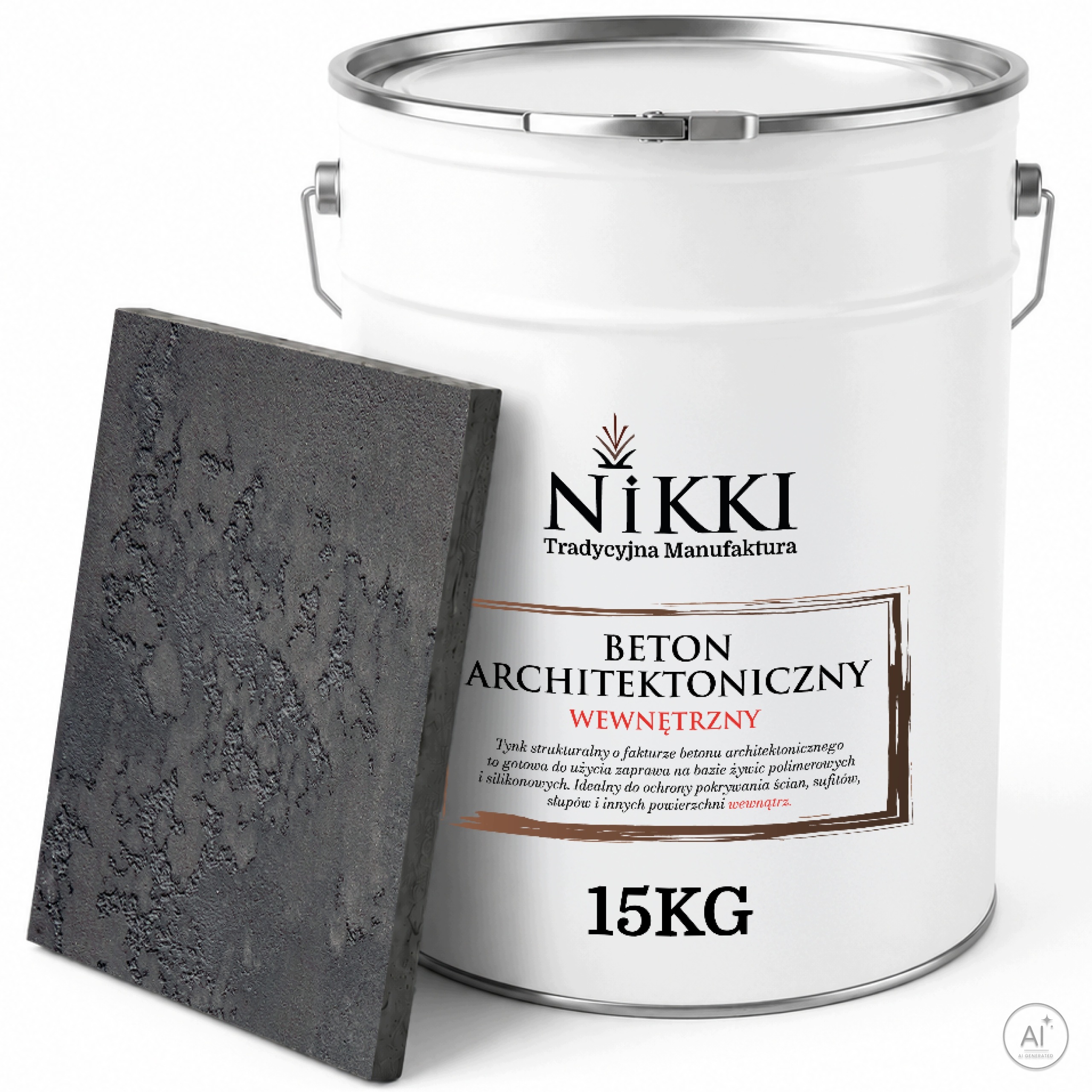Dekorativní architektonický beton vnitřní 10 m2 15 kg Antracit F267