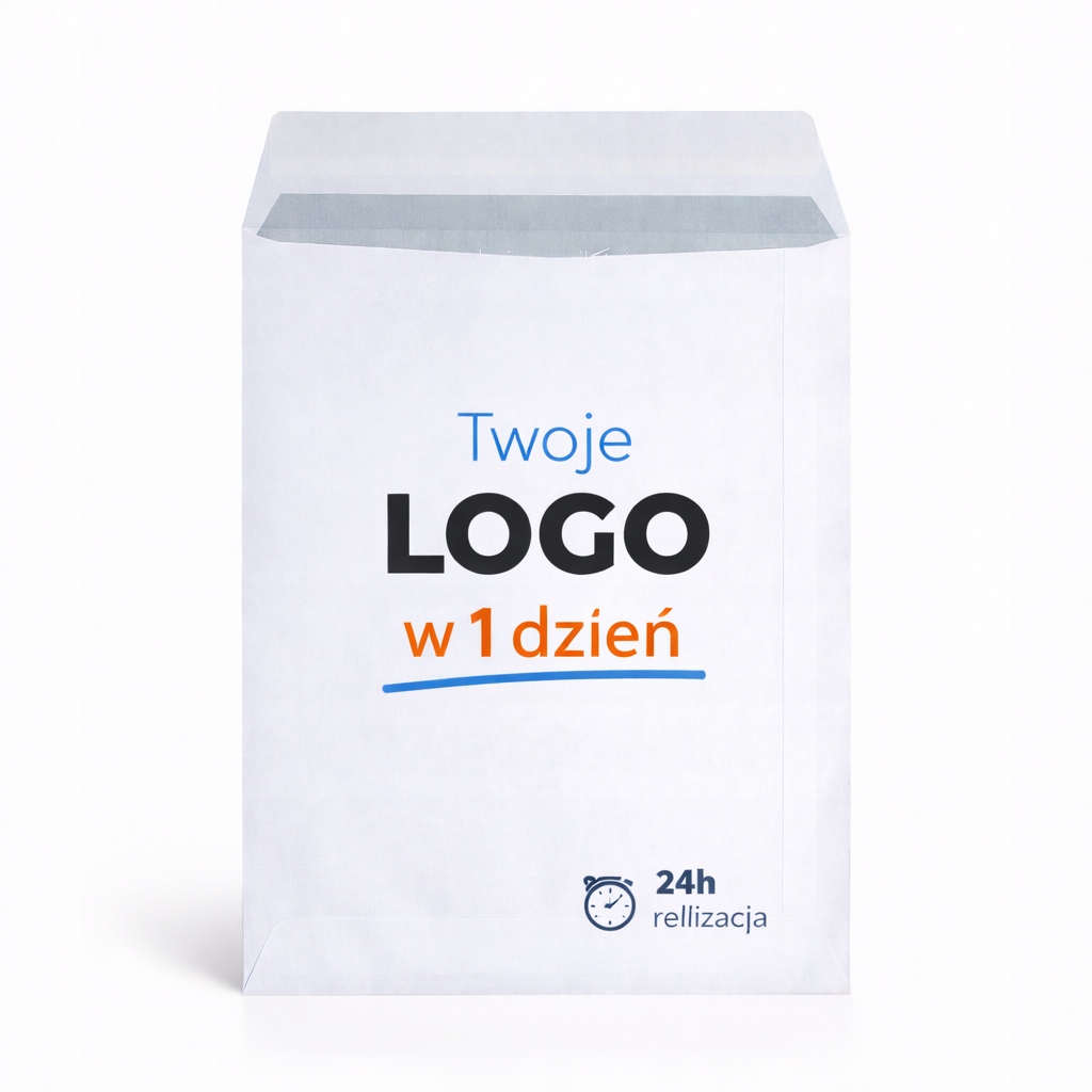 Obálka s logem A4 C4 firemní potisk 50 ks rychlé dodání