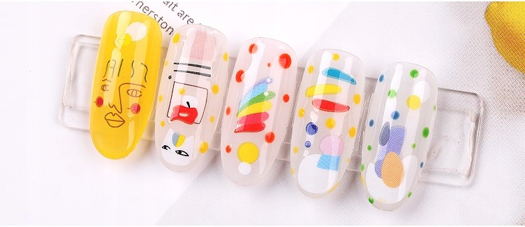 NAKLEJKI NA PAZNOKCIE CARTOON 131 PICASSO Marka inna marka