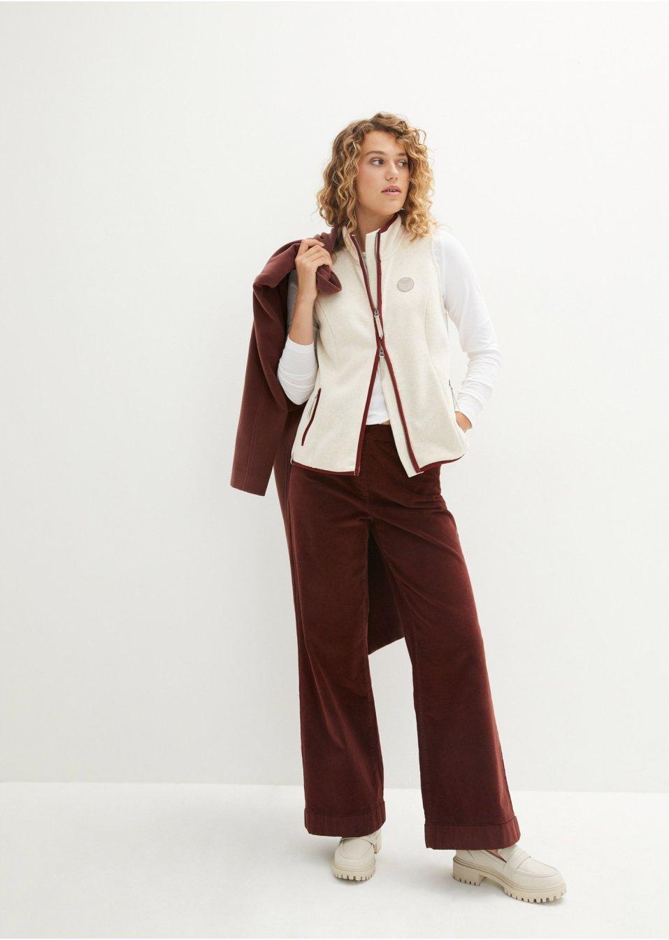 KAMIZELKA Z KONTRASTOWĄ LAMÓWKĄ BONPRIX 44 Marka Bonprix