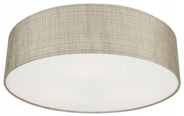 Stropné Svietidlo Turda Biely Šedý Abažúr 3xE27 50 cm Stropná lampa do domu