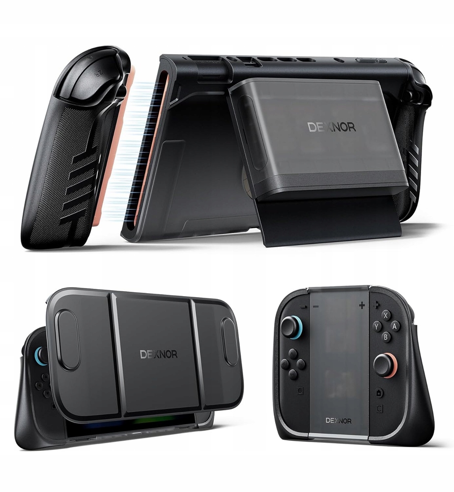 Pouzdro Dexnor pro Nintendo Switch 2, s podstavcem, ochranné, pouzdro, pouzdro