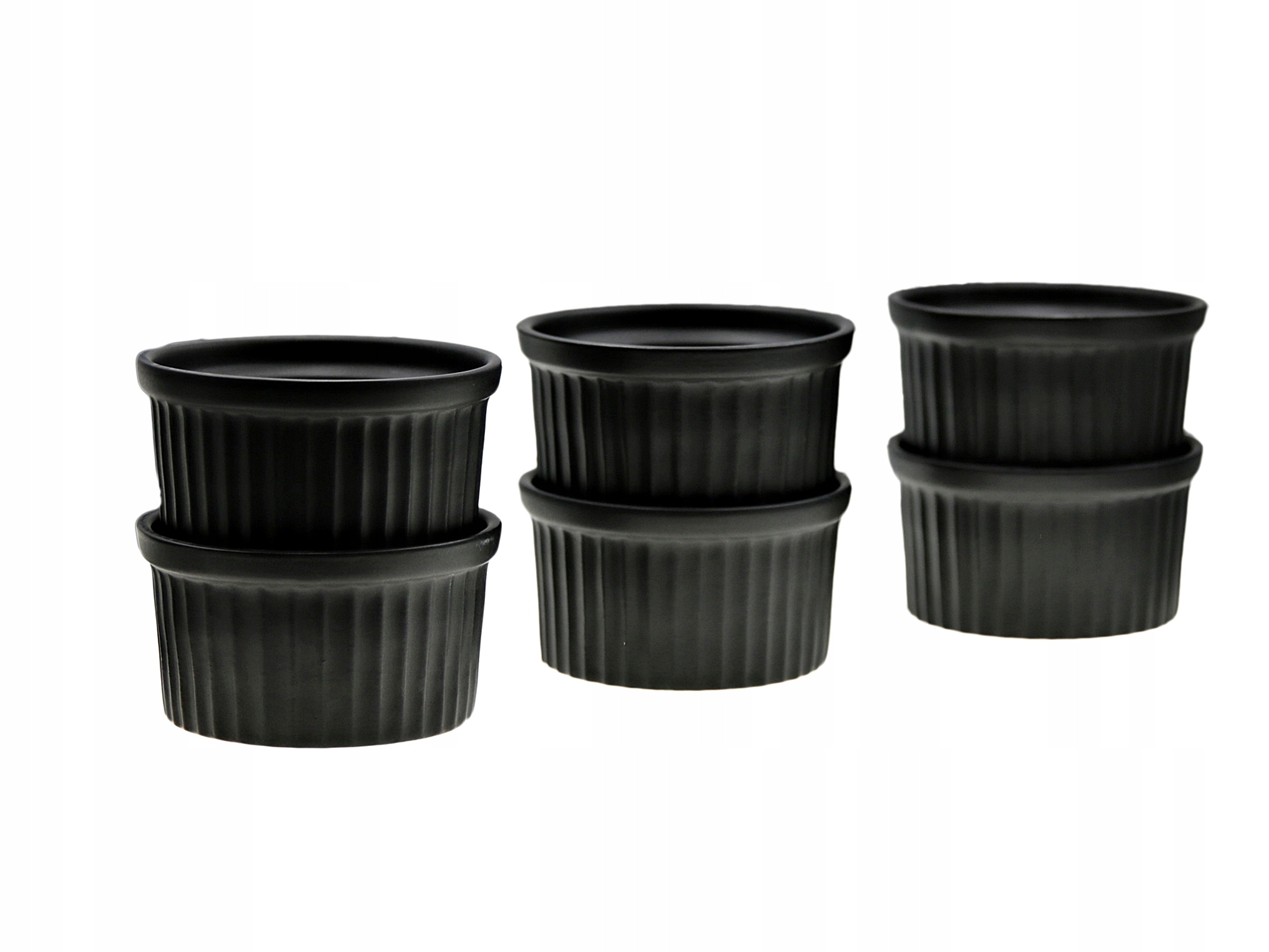 Miseczki CREME BRULLE suflet MUFFINY czarne 6szt Rodzaj forma do muffinek