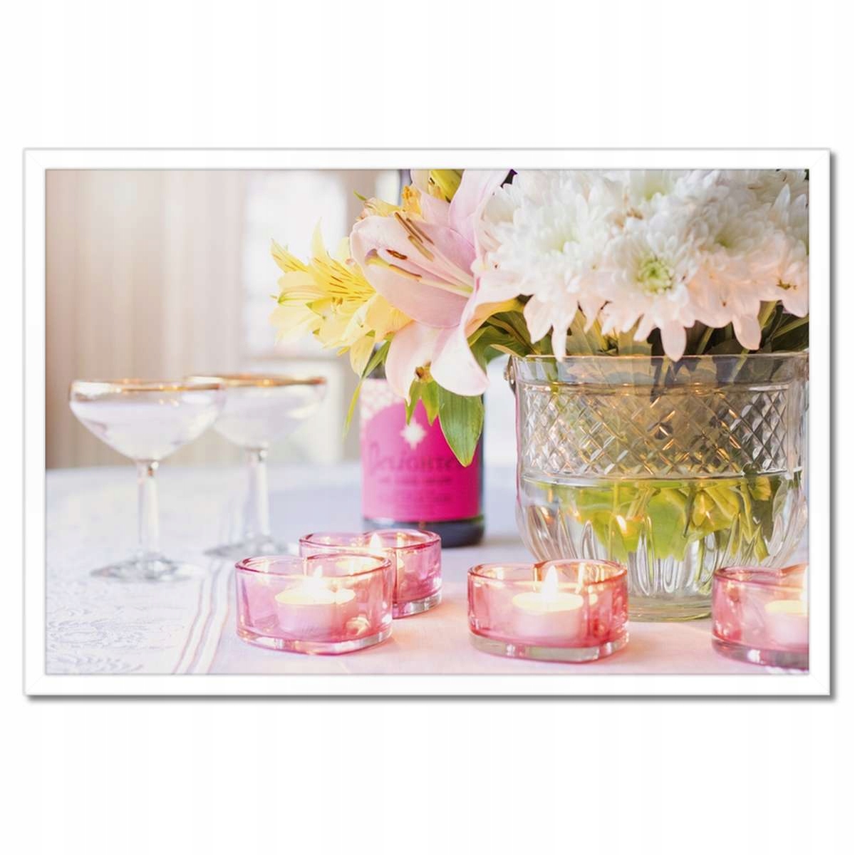 Plakáty v rámu 60x40 Den žen Dárek Láska