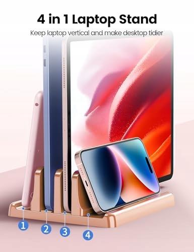 VAYDEER Stojak Na Laptop 4w1 Kompatybilny Z MacBook iPad Tablet 17.3 Cala — miniatura 2