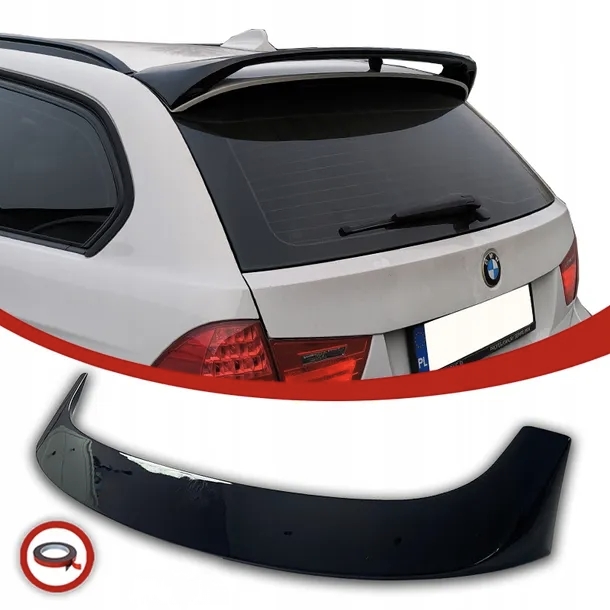 Bmw E91 Letka Spoiler Zadní Krytka M-performance Černá Lesklá