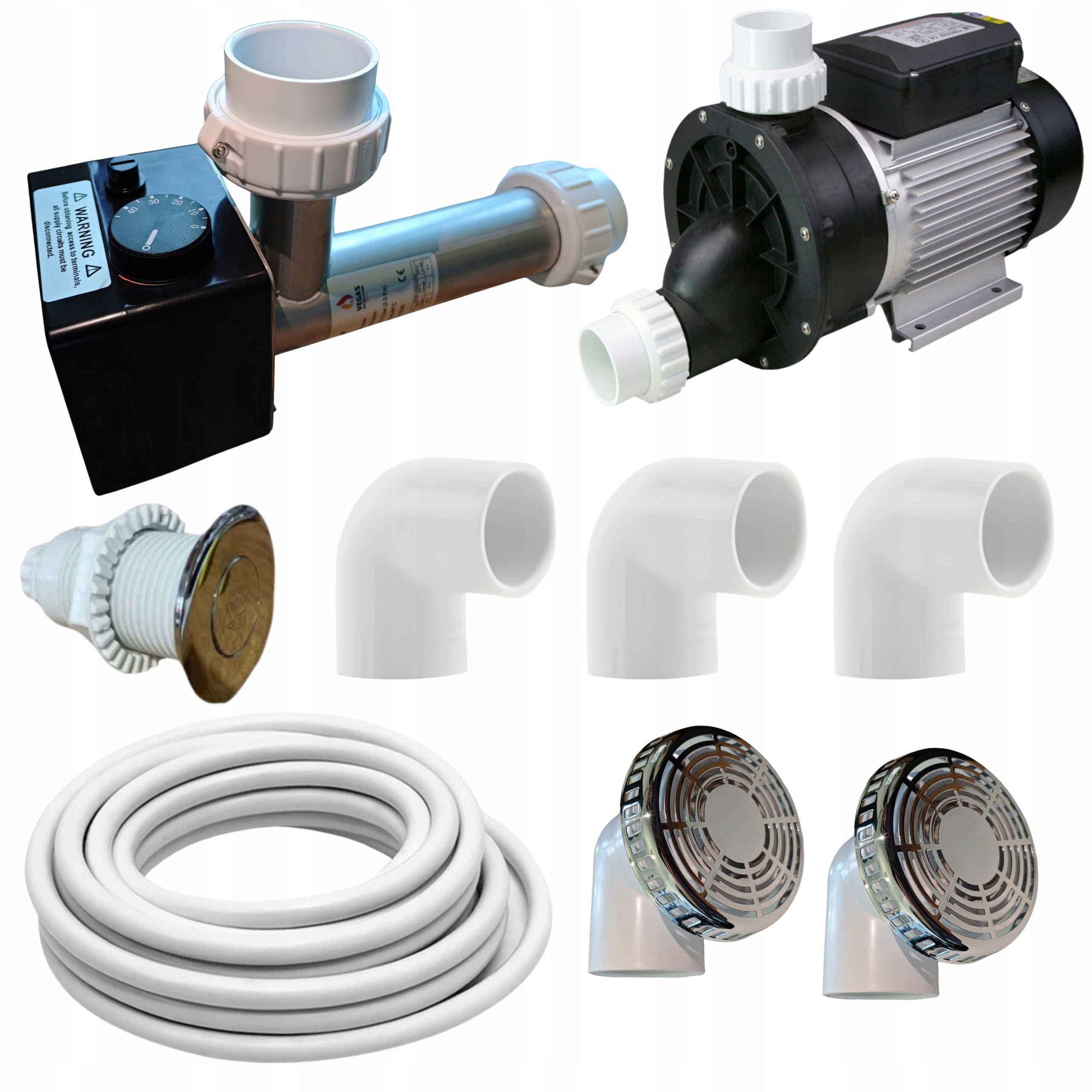 Sada Elektrického Vytápění Do Bazénu Jacuzi Ohřívač Bali 6 Kw