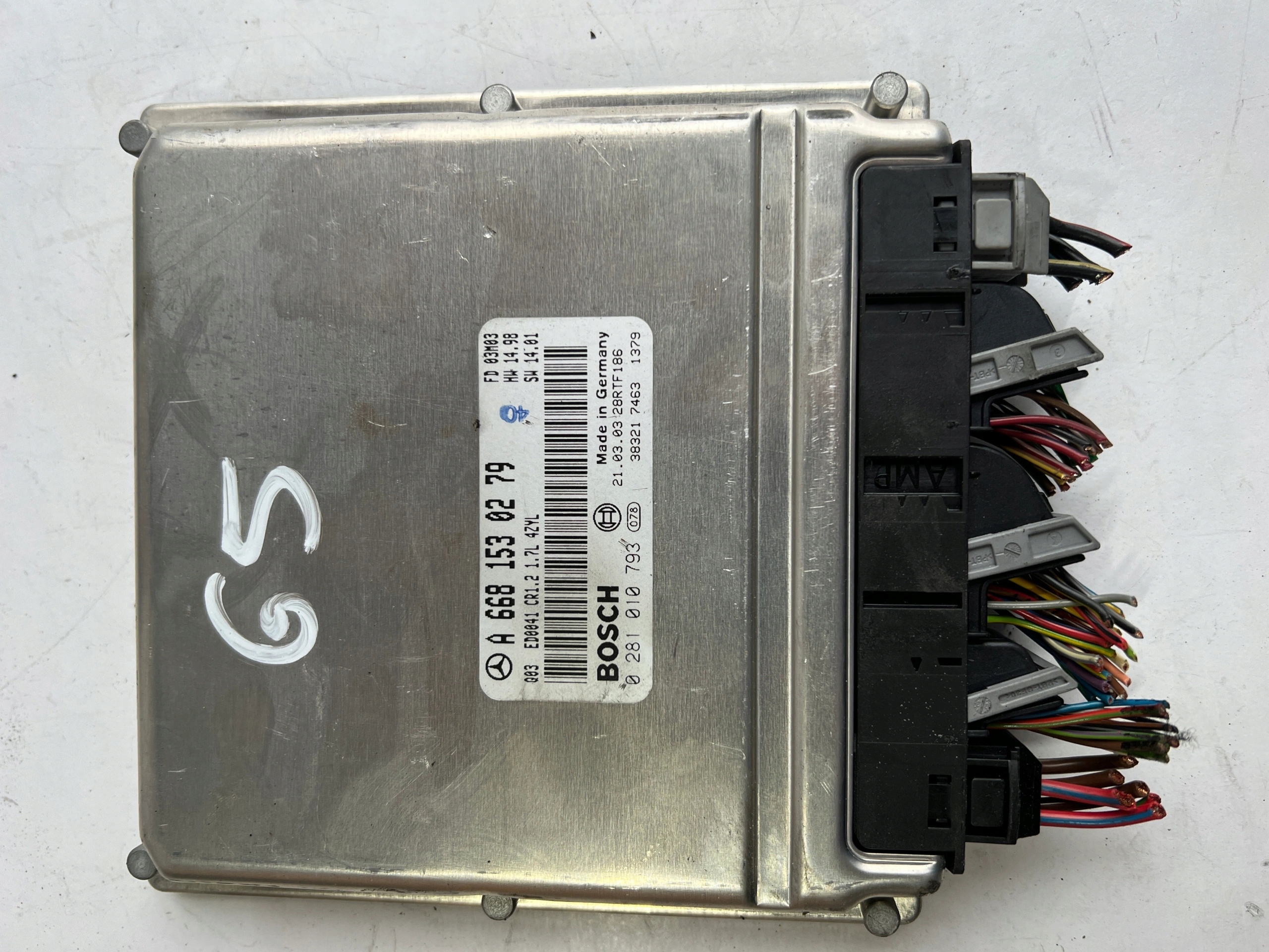MERCEDES W168 computer ECU A6681530279 0281010793