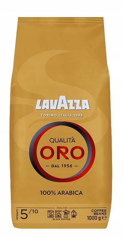 Kawa ziarnista Lavazza Qualità Oro 1kg 100% Arabica