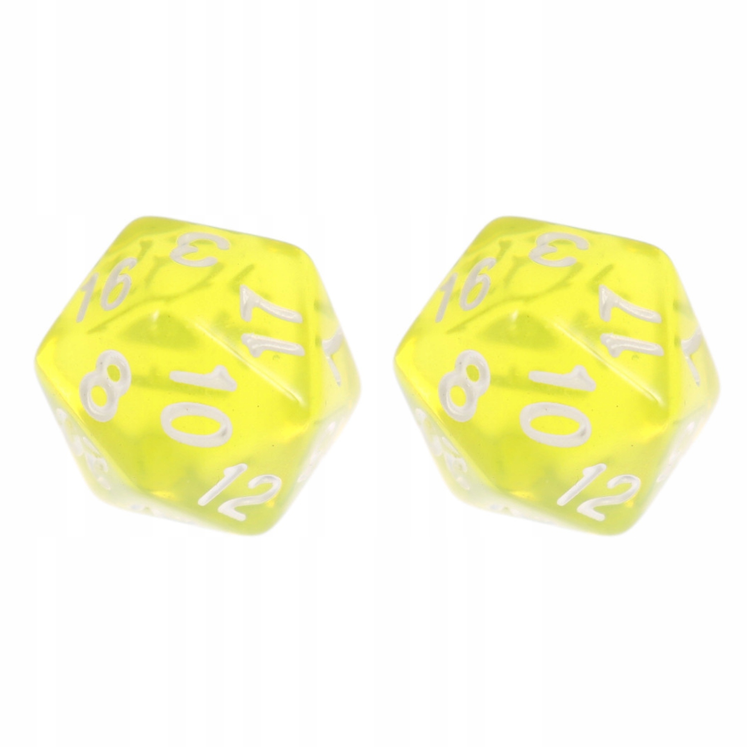 ZESTAW 2 KOSTEK K20 RPG FUTURYSTYCZNE SPOJRZENIE KOŚĆ DWUDZIESTOŚCIENNA