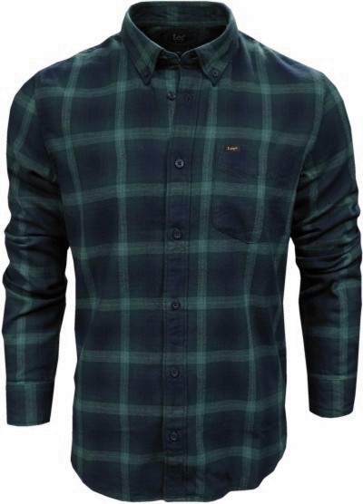 LEE KOSZULA REGULAR FIT kratka pine S long