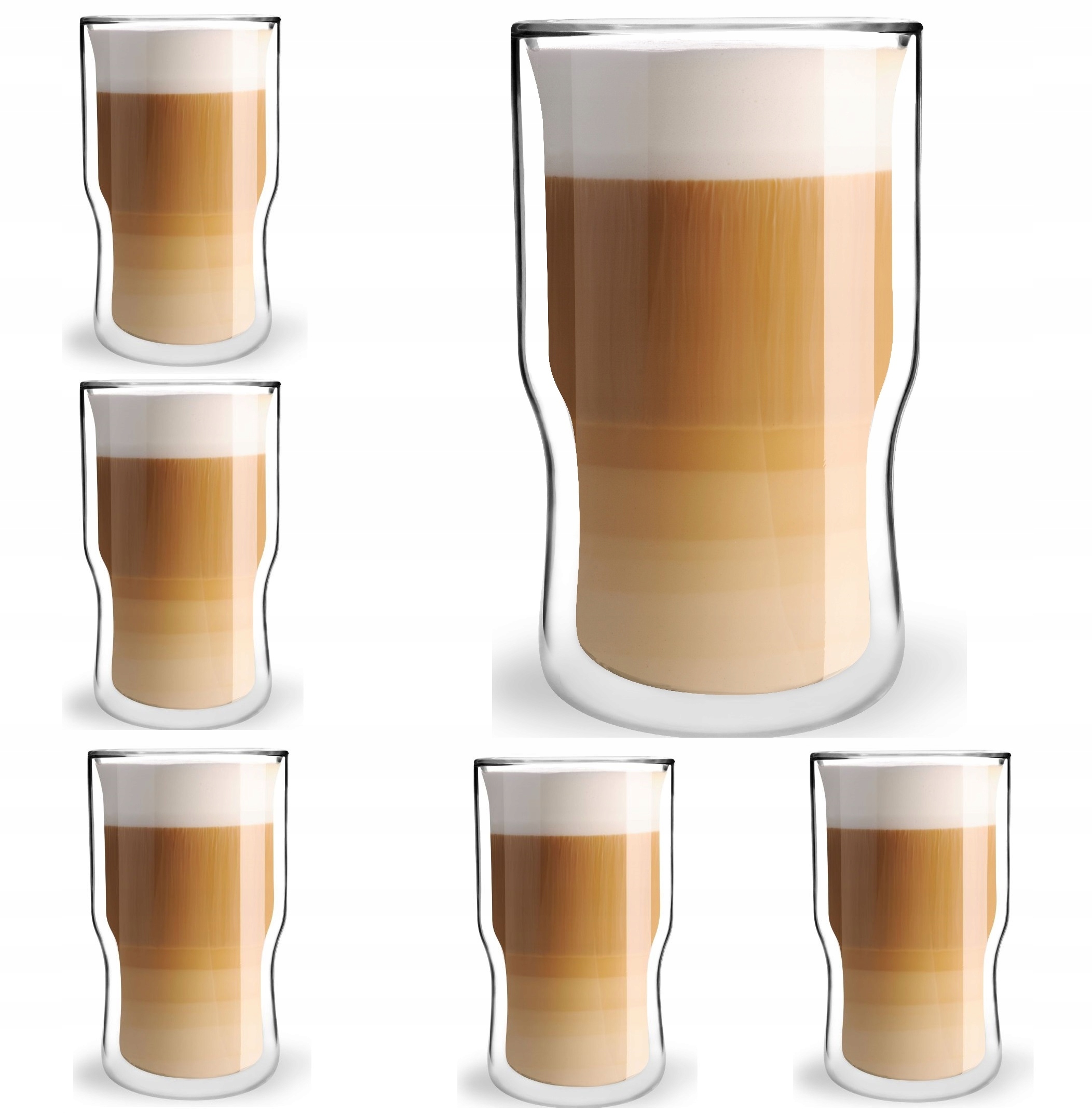 

Vialli 6 Szklanki Termiczne Bolla Kawy Latte Soku