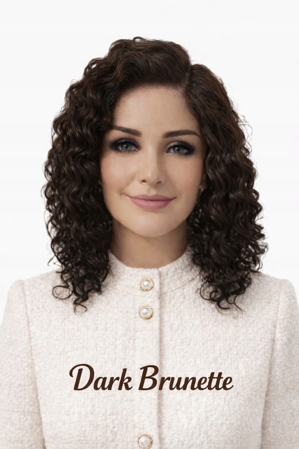 Syntetický topper, vlnitý tupet afro Naomi lace c.bronz 30 cm