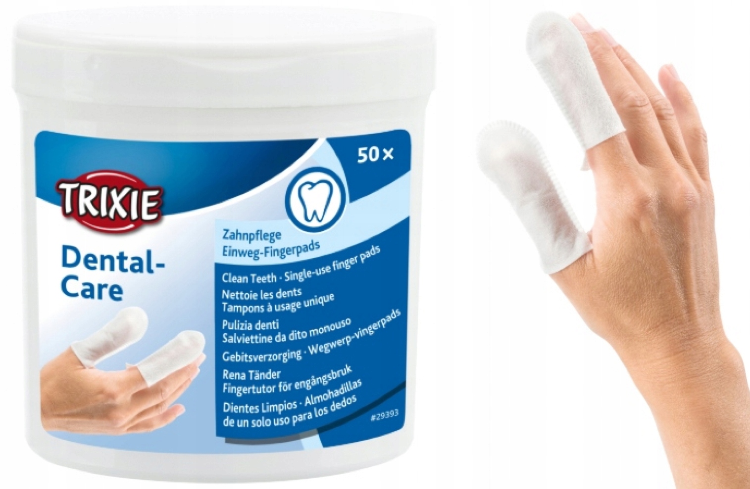 

Czyszczenie zębów psa kota nakładki na palce x50